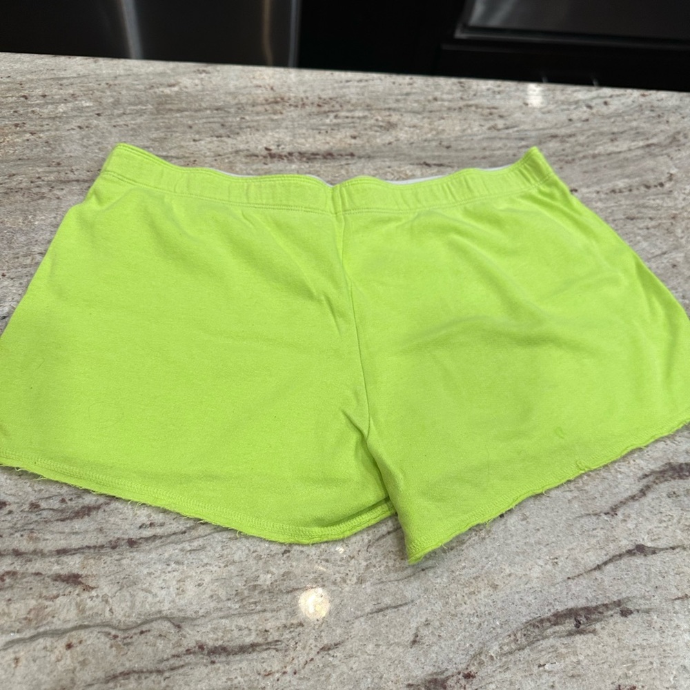 Women's Neon Green Shorts - Picture 4 of 7